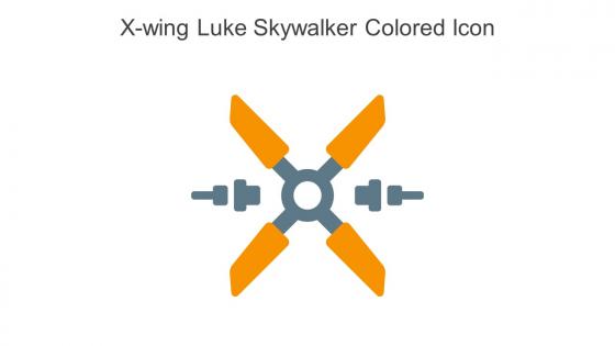 X Wing Luke Skywalker Colored Icon In Powerpoint Pptx Png And Editable Eps Format