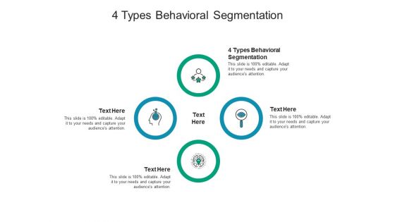 4 types behavioral segmentation ppt powerpoint presentation show icon cpb