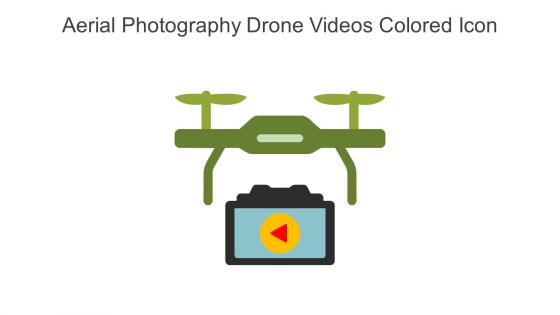 Aerial Photography Drone Videos Colored Icon In Powerpoint Pptx Png And Editable Eps Format