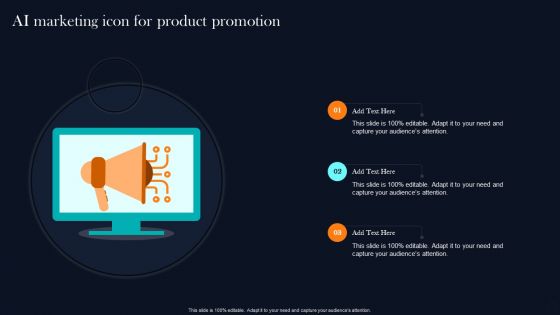 AI Marketing Icon For Product Promotion