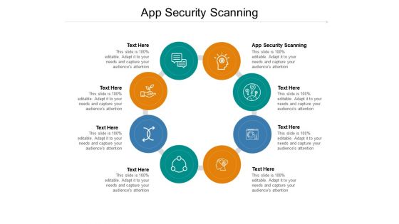 App security scanning ppt powerpoint presentation icon mockup cpb