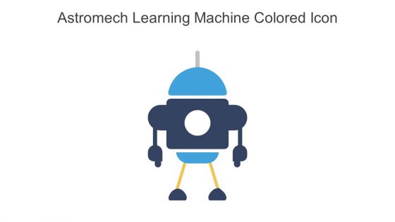 Astromech Learning Machine Colored Icon In Powerpoint Pptx Png And Editable Eps Format