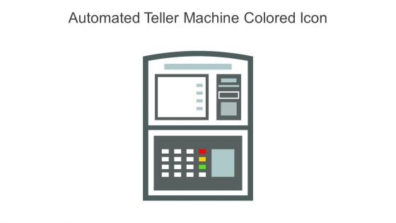 Automated Teller Machine Colored Icon In Powerpoint Pptx Png And Editable Eps Format