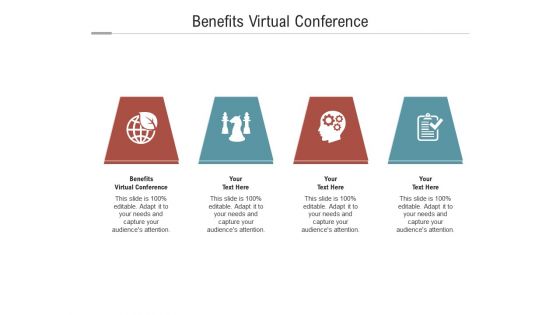 Benefits virtual conference ppt powerpoint presentation infographics icons cpb