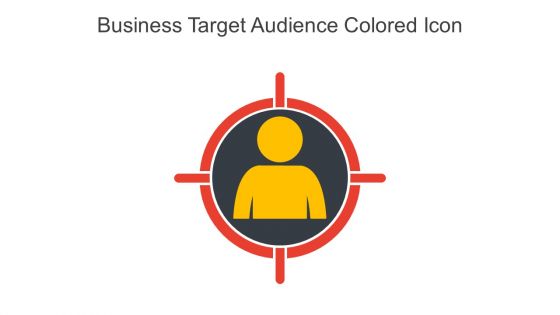 Business Target Audience Colored Icon In Powerpoint Pptx Png And Editable Eps Format