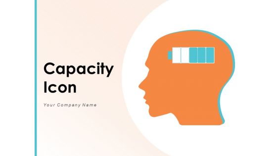 Capacity Icon Management Arrows Business Growth Efficiency Gear