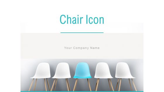 Chair Icon Business Marketing Management Strategy Planning