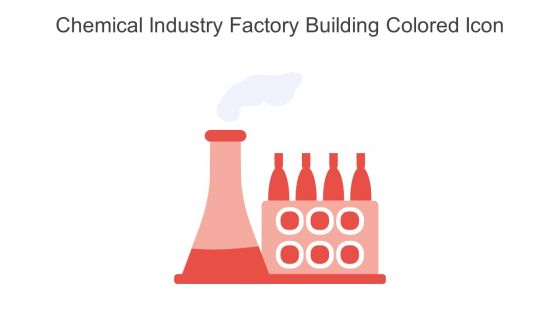 Chemical Industry Factory Building Colored Icon In Powerpoint Pptx Png And Editable Eps Format