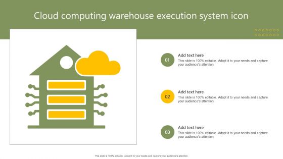 Cloud Computing Warehouse Execution System Icon