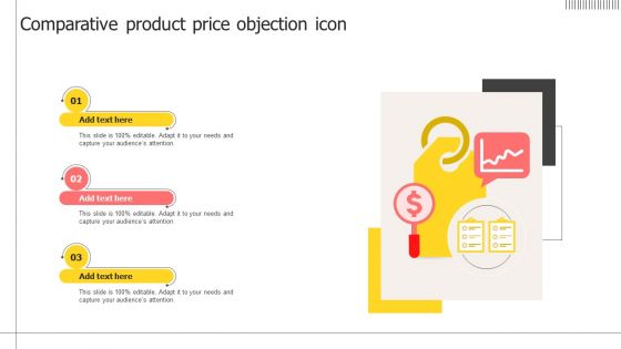 Comparative Product Price Objection Icon