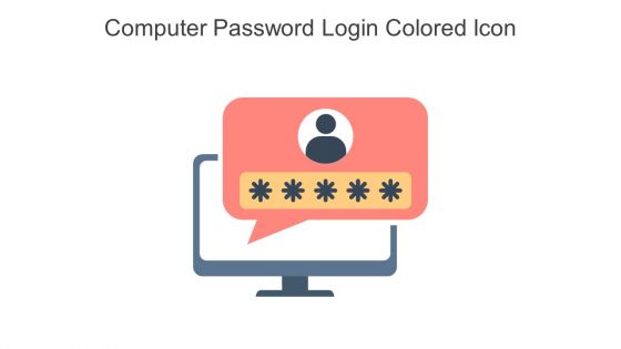 Computer Password Login Colored Icon In Powerpoint Pptx Png And Editable Eps Format