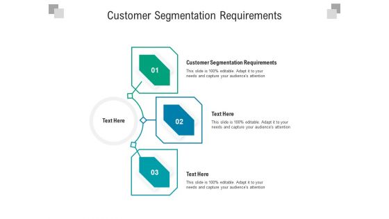 Customer segmentation requirements ppt powerpoint presentation icon professional cpb