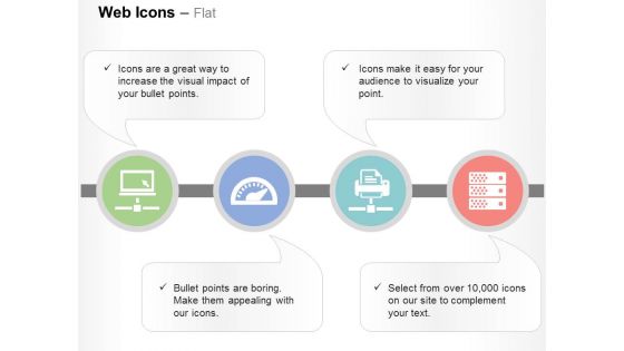 Dashboard interface server data hosting ppt icons graphics