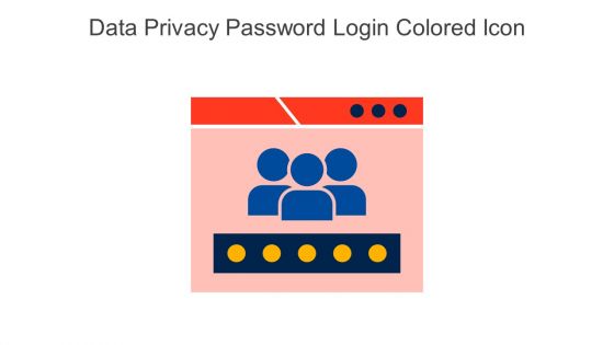Data Privacy Password Login Colored Icon In Powerpoint Pptx Png And Editable Eps Format