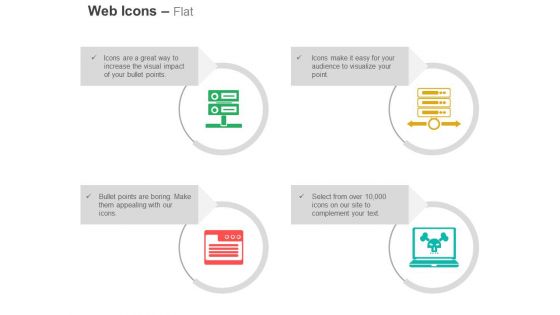 Database three servers data folder virus protection ppt icons graphics
