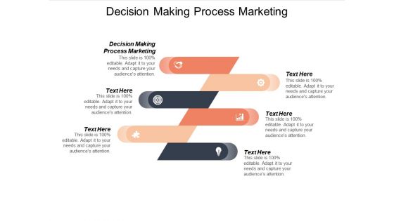 Decision making process marketing ppt powerpoint presentation professional icon cpb