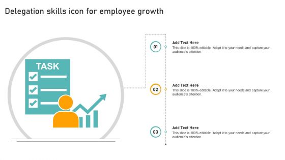 Delegation Skills Icon For Employee Growth