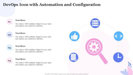 DevOps Icon With Automation And Configuration