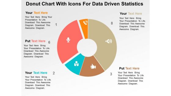 donut_chart_with_icons_for_data_driven_statistics_powerpoint_slides_Slide01