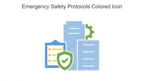 Emergency Safety Protocols Colored Icon In Powerpoint Pptx Png And Editable Eps Format