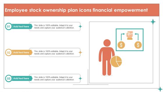 Employee Stock Ownership Plan Icons Financial Empowerment