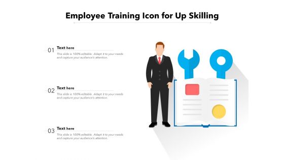 Employee training icon for up skilling