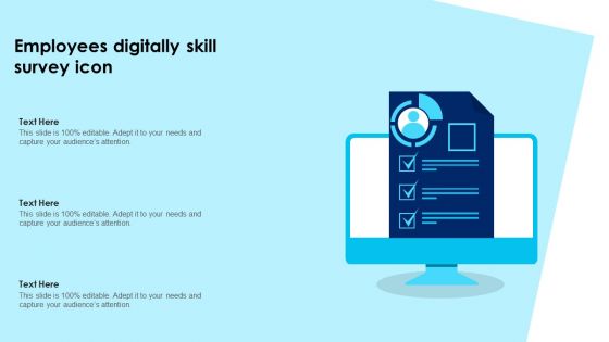 Employees Digitally Skill Survey Icon