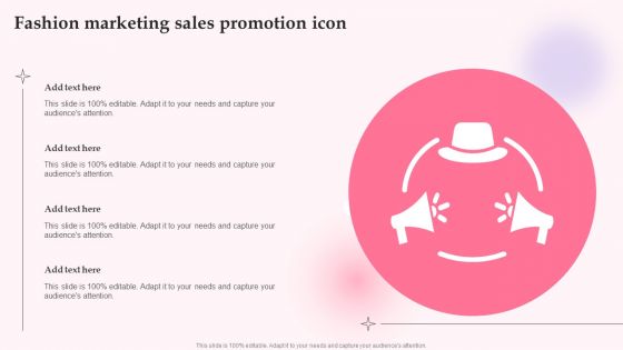 Fashion Marketing Sales Promotion Icon