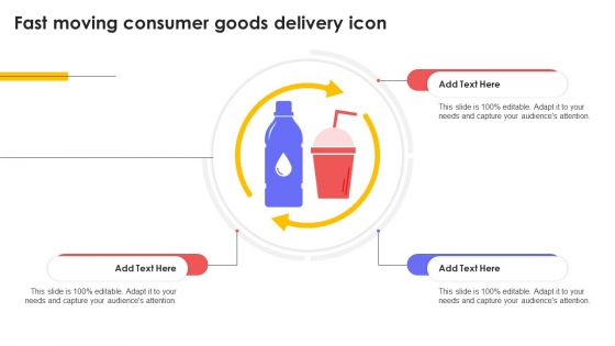 Fast Moving Consumer Goods Delivery Icon