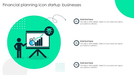 Financial Planning Icon Startup Businesses
