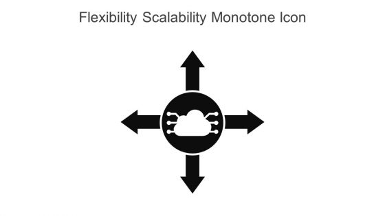 Flexibility Scalability Monotone Icon In Powerpoint Pptx Png And Editable Eps Format