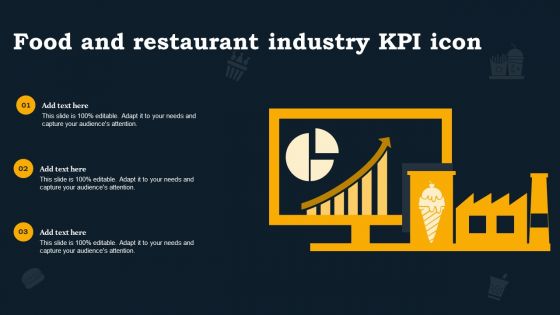 Food And Restaurant Industry KPI Icon