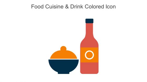 Food Cuisine And Drink Colored Icon In Powerpoint Pptx Png And Editable Eps Format
