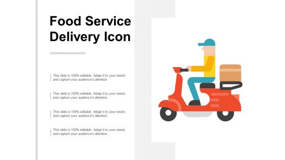 Food service delivery icon