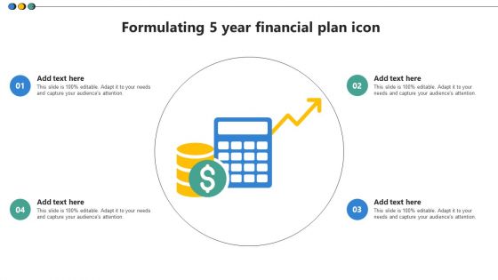 Formulating 5 Year Financial Plan Icon
