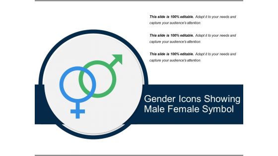 Gender icons showing male female symbol