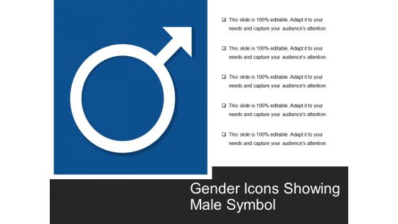 Gender icons showing male symbol