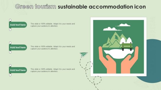 Green Tourism Sustainable Accommodation Icon