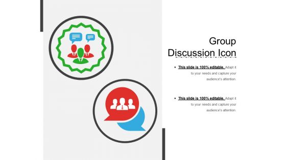 Group discussion icon