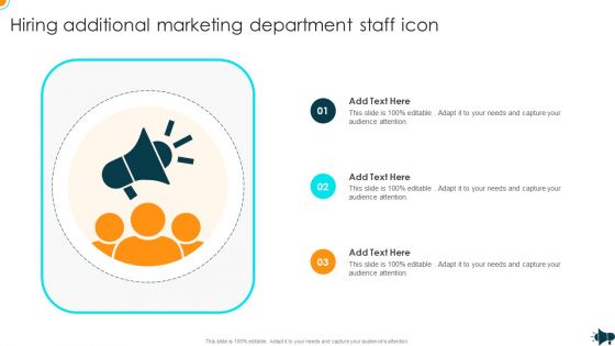 Hiring Additional Marketing Department Staff Icon
