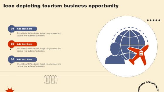 Icon Depicting Tourism Business Opportunity