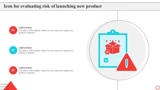 Icon For Evaluating Risk Of Launching New Product