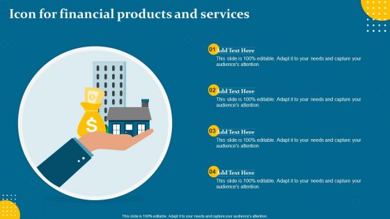 Icon For Financial Products And Services