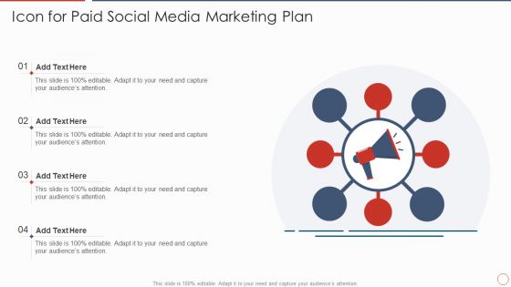 Icon For Paid Social Media Marketing Plan