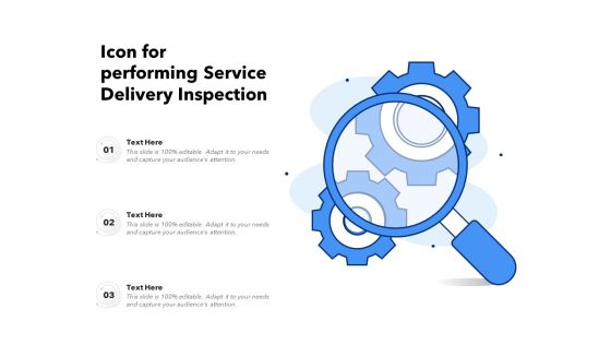 Icon for performing service delivery inspection
