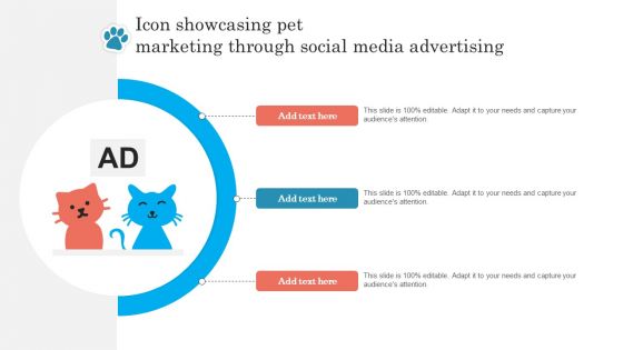 Icon Showcasing Pet Marketing Through Social Media Advertising