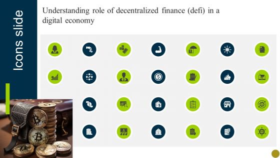 Icons Slide Understanding Role Of Decentralized Finance Defi In A Digital Economy BCT SS