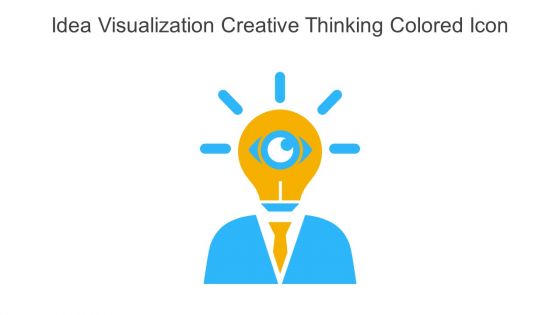Idea Visualization Creative Thinking Colored Icon In Powerpoint Pptx Png And Editable Eps Format