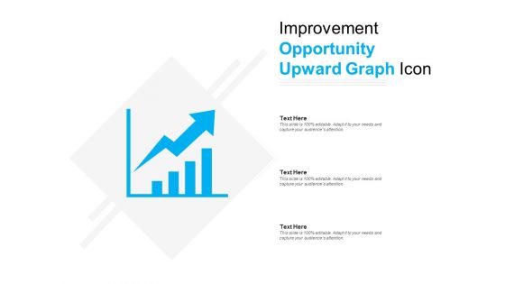 Improvement opportunity upward graph icon