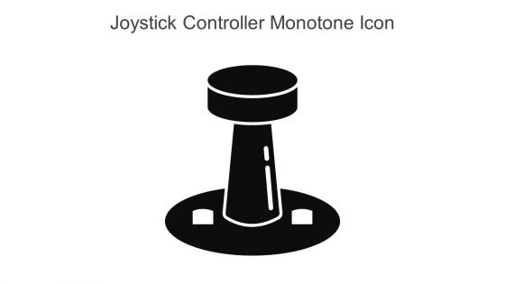 Joystick Controller Monotone Icon In Powerpoint Pptx Png And Editable Eps Format